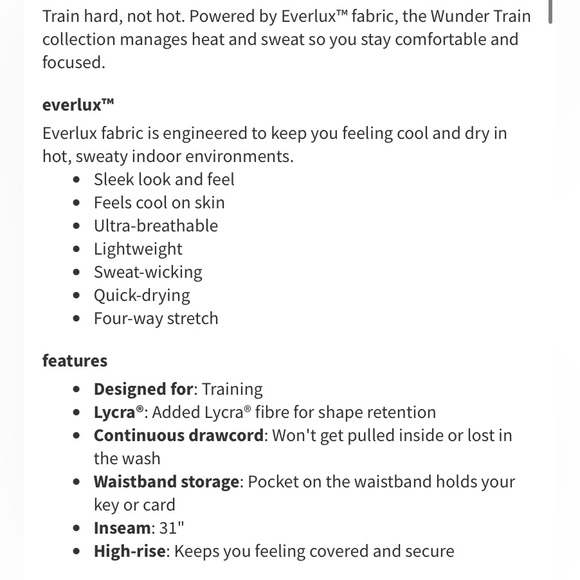 Lululemon Wunder Train High-Rise Tight 31" - Heathered Graphite Grey - Picture 7 of 14